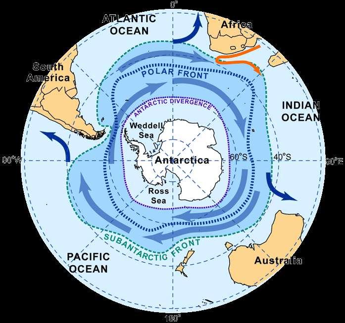 SOUTHERN NEWEST OCEAN AVG DEPTH 13,100 FT OCEANS OF THE