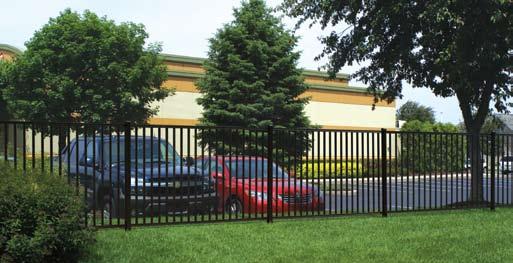 Industrial Aluminum Fence System