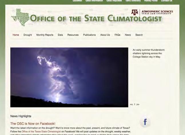 Texas State Climate Office Your best resource for looking at local climate details in your state.