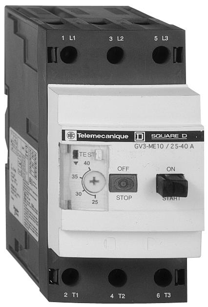 Circuit-breaker GV2-ME can be supplied with spring terminal connections.