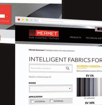 Couderette - Mermet SAS MERMET COLLECTION offers a wide choice of fabrics for external and internal application,