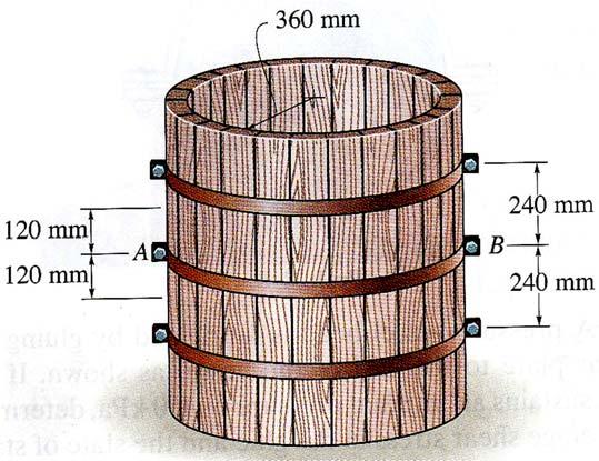 -5- Kayu pengusung atau bahagian menegak tangki kayu dipegang bersama-sama menggunakan gegelang separuh bulat yang mempunyai ketebalan 10 mm dan lebar 40 mm.