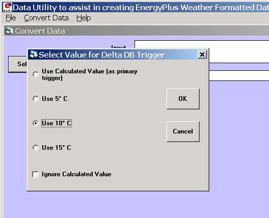 WEATHER CONVERTER PROGRAM WEATHER CONVERTER USE Fix Out of Range Data This is a toggle option that once selected is saved in the registry with other options (for example, screen size) for the program.