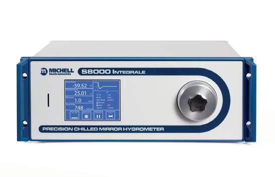 S8000 Series Michell s S8000 Series of chilled mirror reference hygrometers provide extremely accurate and precise measurement of dew point, relative humidity and temperature.
