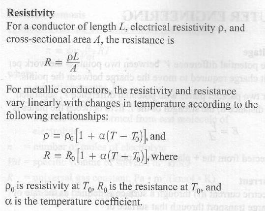 Resistivity All real wires have a non-zero resistance.