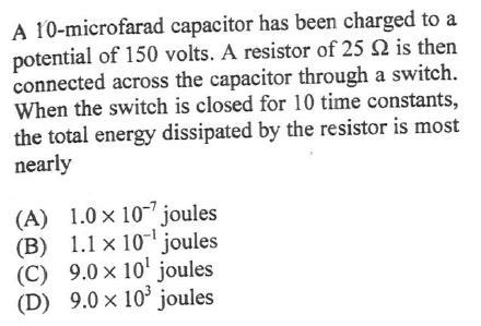 Example: RC Circuit C v t V e 0 t/