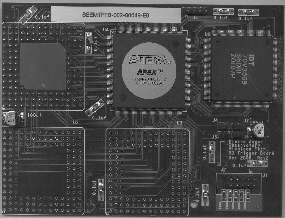 Surface detector trigger board - APEX, with Michigan Tech.Univ.