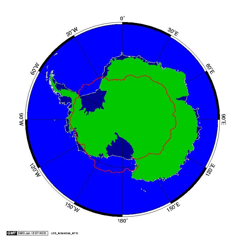 First ATIC Science Flight from McMurdo Launch: 12/29/02 04:59 UTC Begin Science: 12/30/02 05:40 UTC End Science: 01/18/03 01:32 UTC Termination: 01/18/03 02:01 UTC Recovery: 01/28/03; 01/30/03 65
