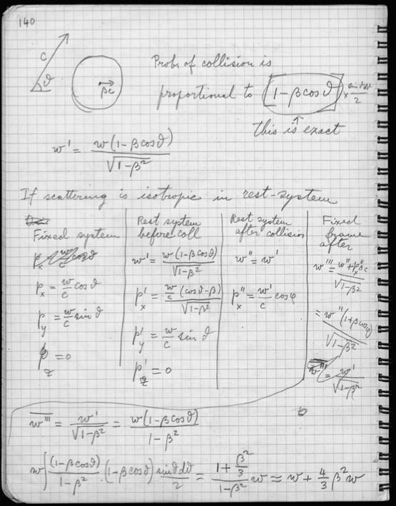 Fermi s notebook University of Chicago