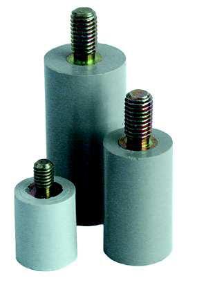 Low and medium voltage - Insulators Cylindrical insulators These insulators with forms cylindrical are in accordance with the directive RoS The cylindrical shape and small diameters resolve space