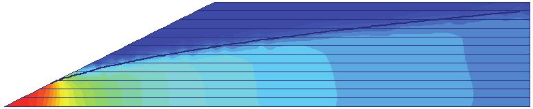 Internal Erosion Due to Water Flow Through Earth Dams and Earth Structures 301 Figure 17 shows the maximum exit hydraulic gradient (i max =0.