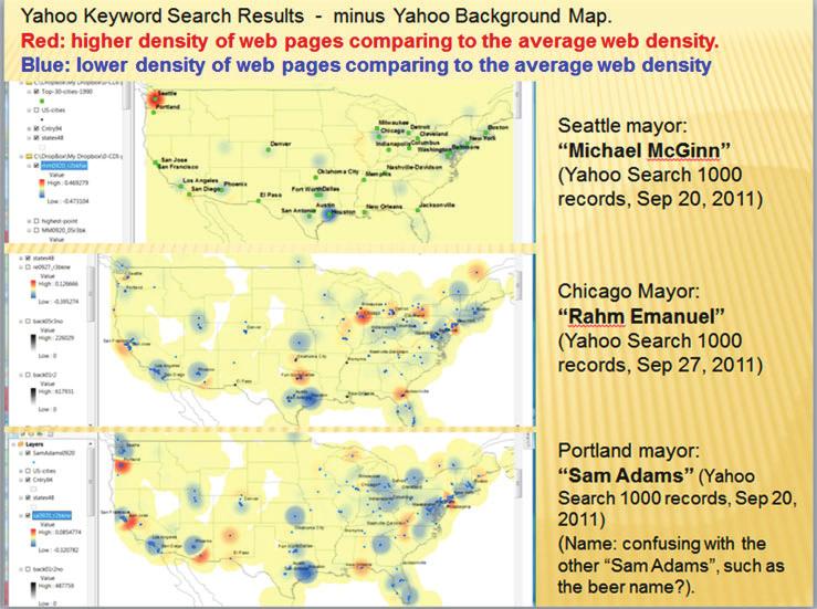 330 M.-H. Tsou et al. Figure 7. The Differential Web Information Landscapes of three city mayors (McGinn, Emanuel, and Adams). DC.