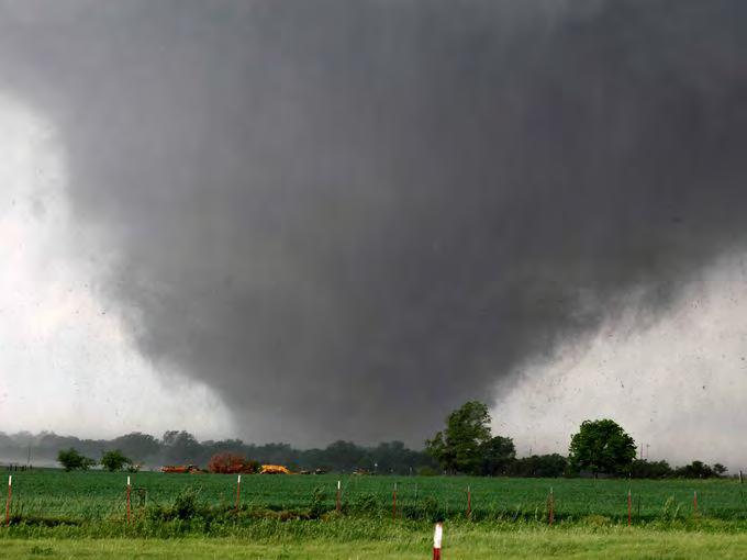 The second tornado to form, near El Reno, would go on to be one of the most powerful tornadoes