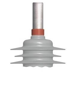 Joint point of split removable solid rod conductor