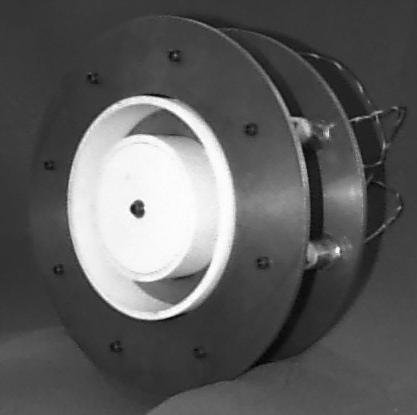 Fig. 4 Photograph of the P5 Hall eect thruster. consisting of 1.