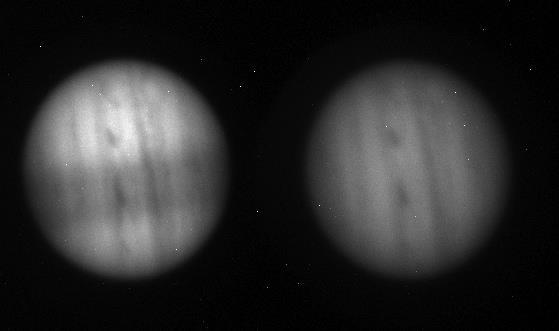 Ground-Based Measurements Raw data from Jupiter and Saturn - taken at the Bok 90