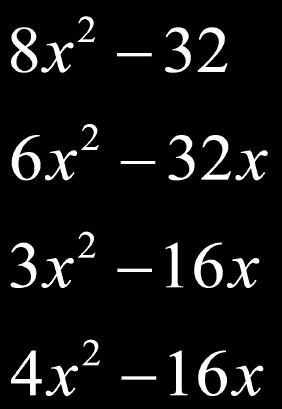 2x 8. ll answers