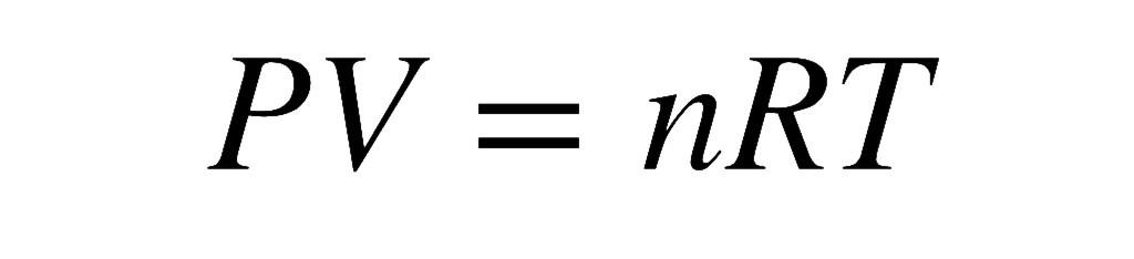 EQUATION OF STATE OF AN IDEAL GAS: Equation which is valid for an ideal gas and many