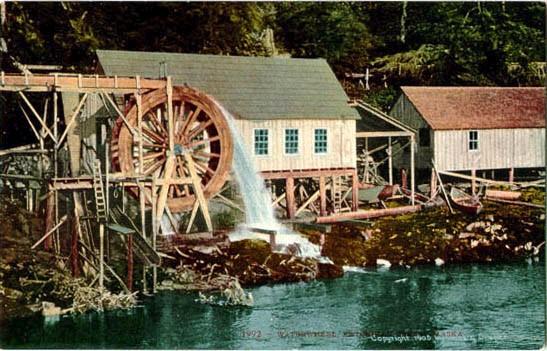 How does a waterwheel work?