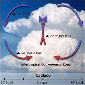 2. Essential Climate Feedback Processes b. Greenhouse Trapping and Large-Scale Circulation of the Atmosphere Large-scale atmospheric circulation system (e.g. Hadley cells) (http://whyfiles.