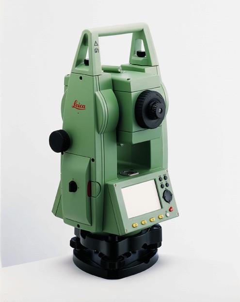Total station LEICA TPS405 200 The perfect solution for all sites Rugged, adaptable total station with accurate angle measurements, dual-axis compensator, powerful EDM, data output in any format, and
