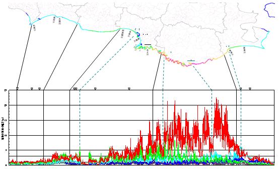 (Simulation) Japan Trench and Chishima Tranch EQ Honsyu 20m Hokkaido Tsunami Height Estimation (Tsunamis by the EQs in