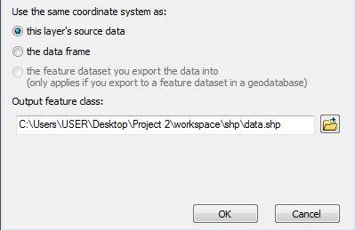 csv by using Add Data or directly drag in, right click on the file, select Display XY Data Click OK. A point file Output.