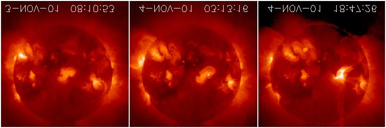 9. Influences of Solar Phenomena An energetic flare and coronal mass ejection (CME) occurred on 4th Nov.