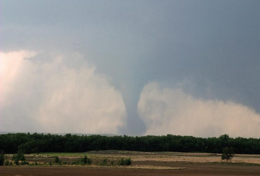 Tornado Variations in Appearance Cone-shaped tornado with