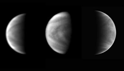 II THE ATMOSPHERE OF VENUS : IN UV The high atmosphere contains an unidentified chemical component that absorbs ultraviolet light.