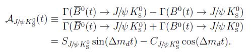 and LHCb comes into the game sin(2β) from B 0 J/ψK 0 S S J/ψKs = 0.73 ± 0.07 (stat) ± 0.04 (syst) C J/ψKs = 0.