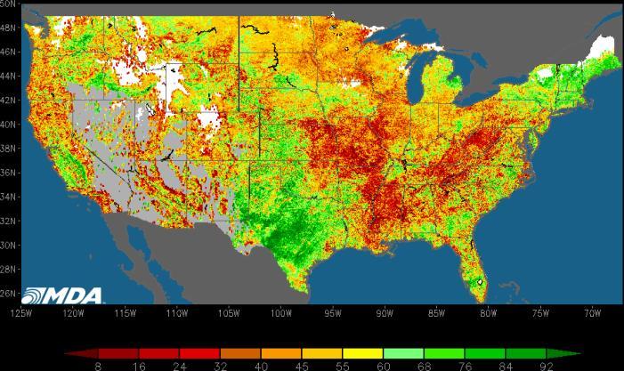 VHI Image Date: July 15, 2016 USA Corn Soybeans Vegetative Health Index Map and Crop Condition Tendency EUROPE Corn BLACK SEA INDIA Soybeans Groundnuts CHINA Corn Soybeans ARGENTINA BRAZIL Safrinha