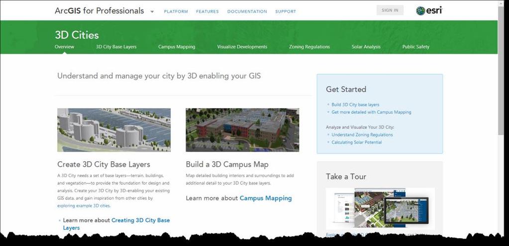 3D City Base Layers ArcGIS for Professionals
