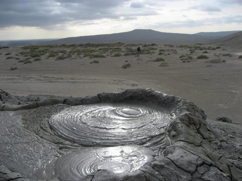 Mud Volcanoes in the South Caspian