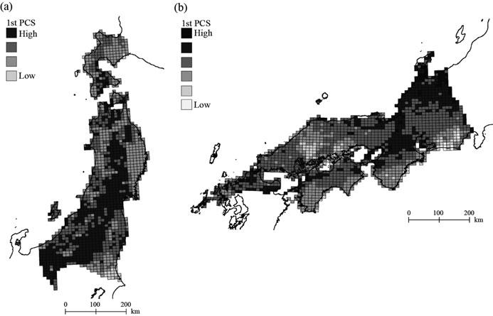 2 Multivariate Statistical Analysis for Seismotectonic Provinces Using... 39 Fig. 2.5 Result of the cluster analysis using the first principal component loadings.