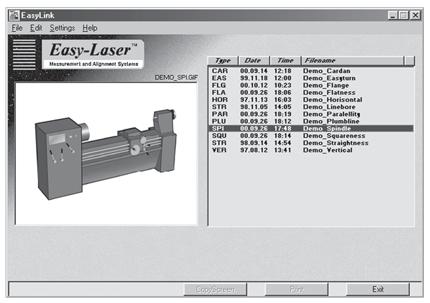 EASYLINK TM PC software for Windows Note that it is only from the Start page of EasyLink communication with the Display unit can be established.