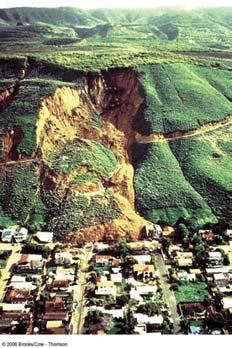 this photograph, which was taken the day after the landslide in