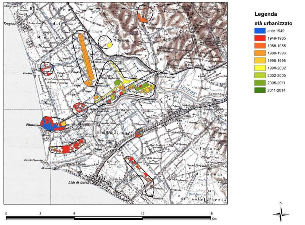Refinement of main areas by using multitemporal data: Typology of data Year Colour