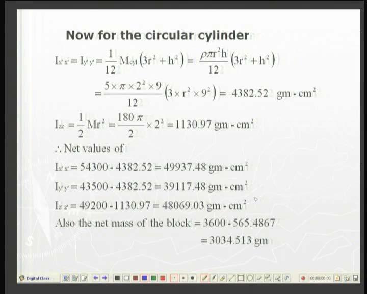 (Refer Slide Time: 20:41 min) So for these cylinder again.