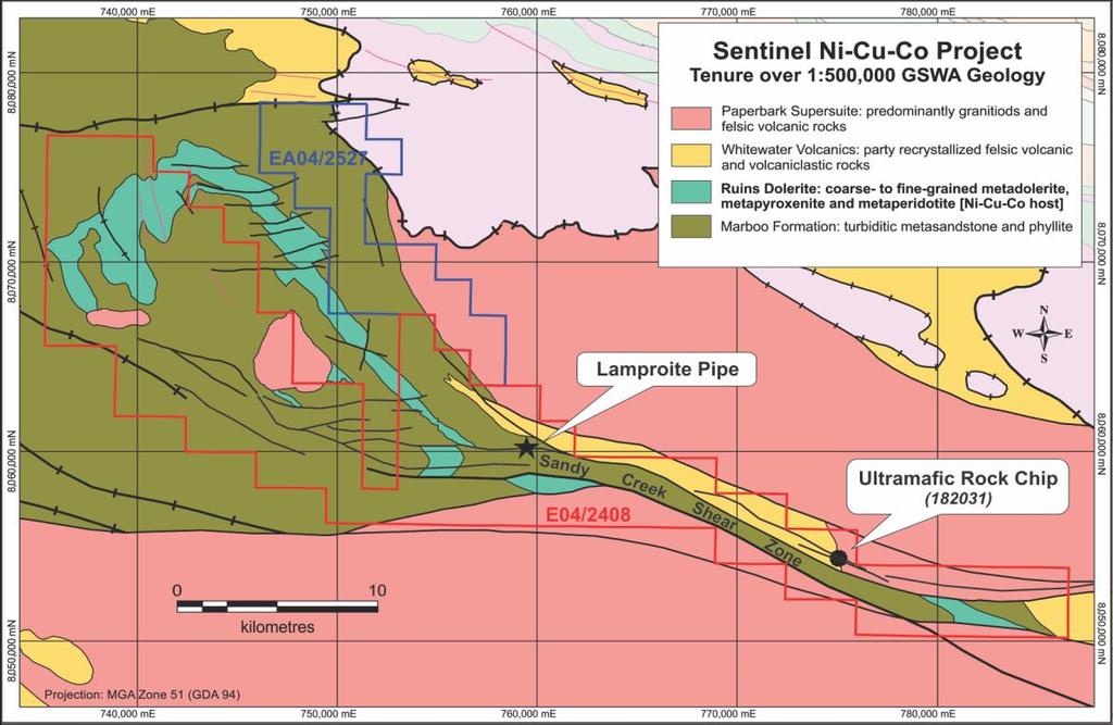 ASX Release 11 th July 2018 West Kimberley Exploration Pipeline to Advance Sentinel Aeromagnetic & Radiometric Survey Confirmed Close spaced Airborne Magnetic & Radiometric Survey to commence next