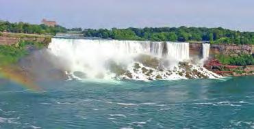 Lawrence River Ontario Toronto Water draining from the Great s pours over a ledge of hard rock at Niagara Falls.