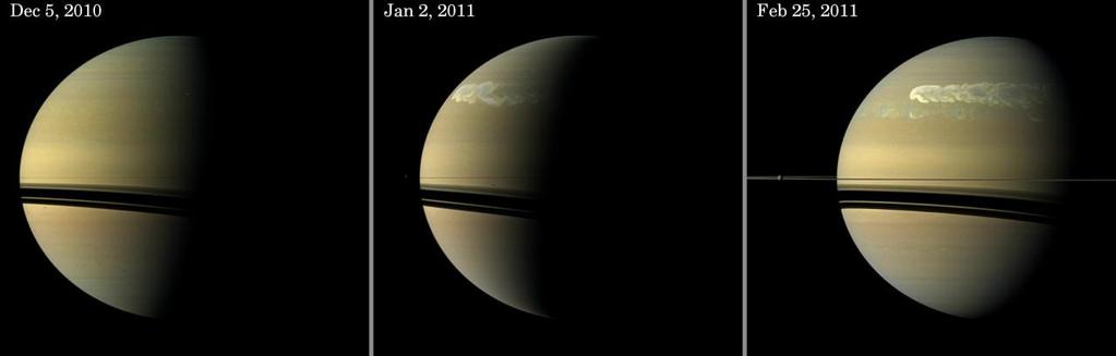 Short-term variability and the ability to monitor at short notice Saturn's 'Great