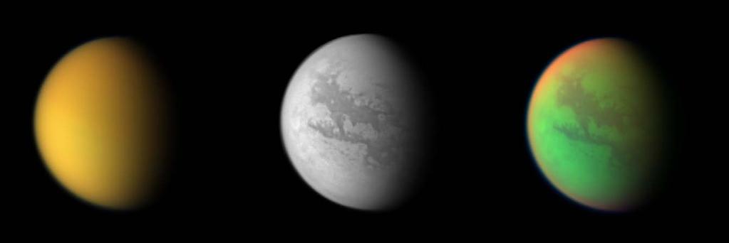 Titan: Titan as seen from space: