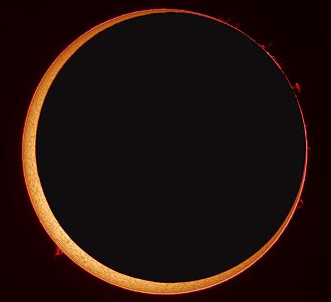 Annular Eclipse occurs when the moon is farthest from the Earth in its orbit.