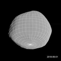 spherical Size : 820 890 m Albedo : 0.05 0.06 H : 19.