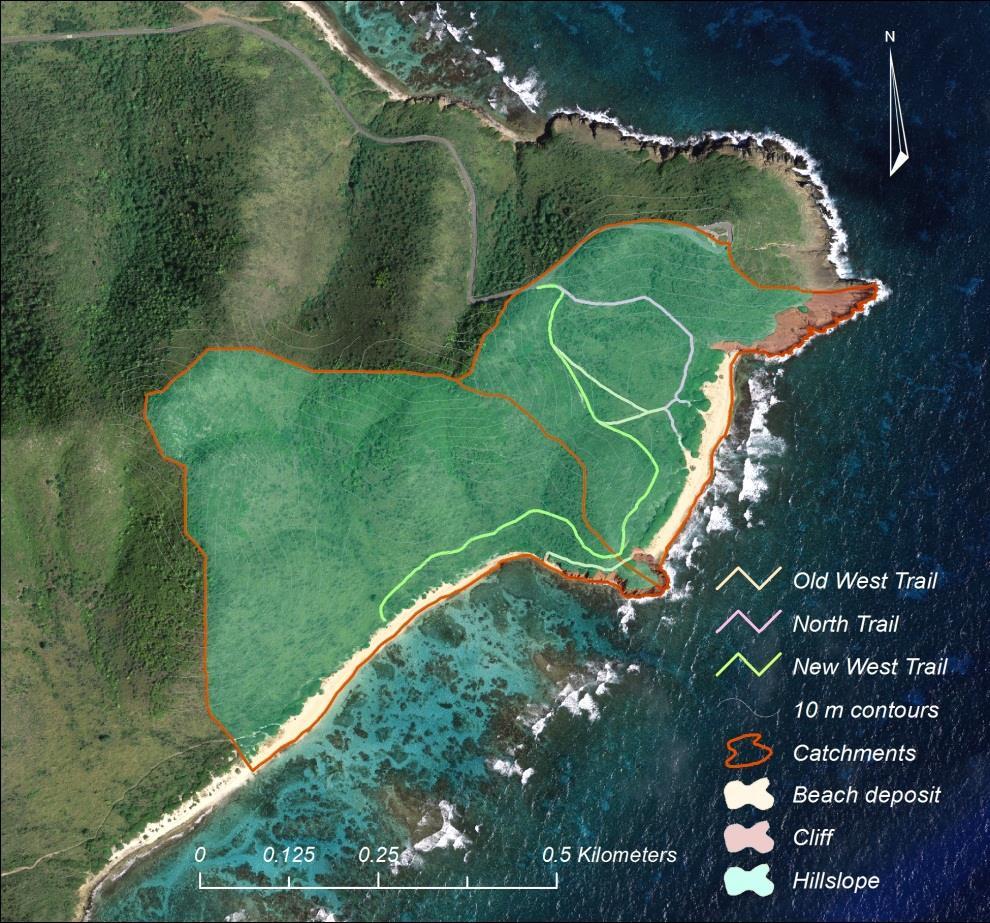 East End Bay-St Croix (USVI) Study area: - Bypassed all economic activities occurring on