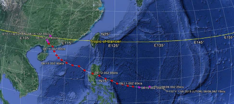 11W Super Typhoon Utor ISSUED LOW: 08 Aug/ 0600Z ISSUED MED: 08 Aug/ 1200Z FIRST TCFA: 08 Aug /