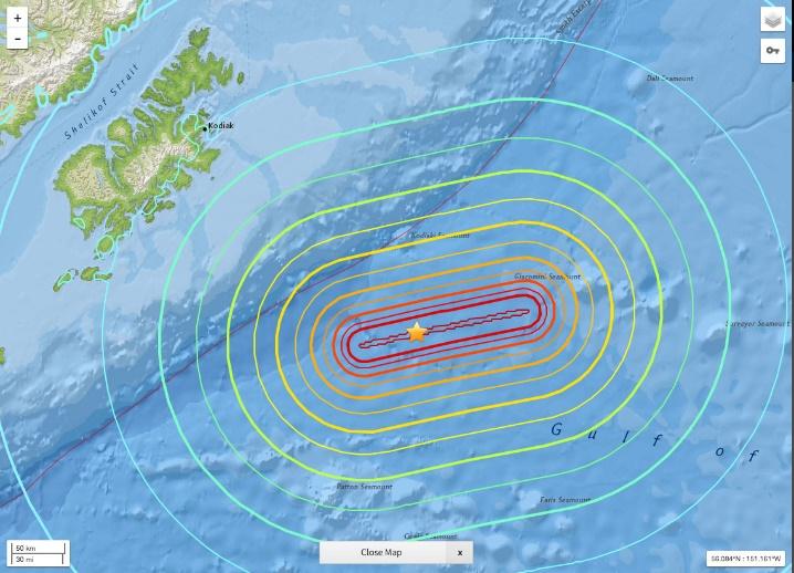 This animation from the IEB shows that there were no foreshocks in the region of this earthquake.