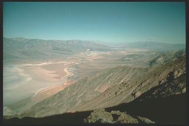 Graben,, Death Valley, CA Reverse Fault Before Stress