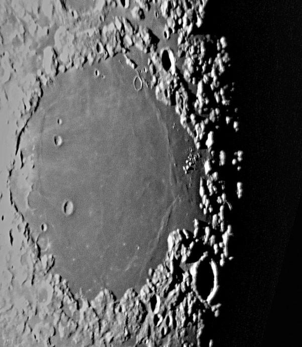 16 The Lunar Maria Huge impacts fractured the crust enabling the flow of magma from deep inside the relatively young Moon.